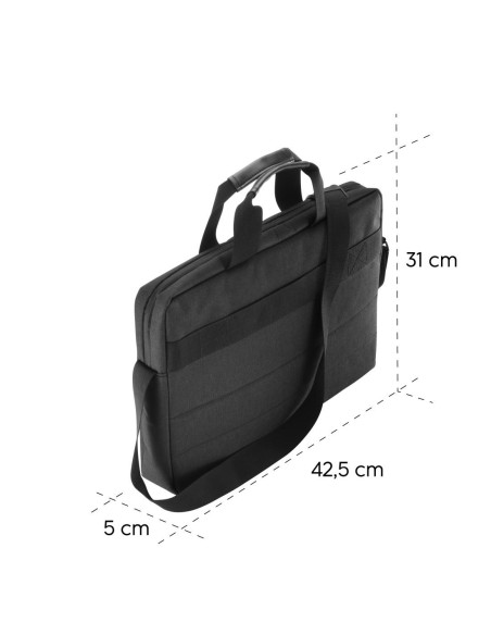 Чанта за лаптоп Hama -quot,Genua-quot,, до 40 см (15.6-quot,), черна
