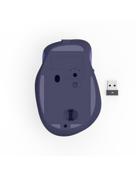 HAMA Безжична оптична мишка WM-500 Recharge, 6 бут.,800/1200/1600 dpi, безшумна, лилаво