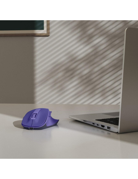 HAMA Безжична оптична мишка WM-500 Recharge, 6 бут.,800/1200/1600 dpi, безшумна, лилаво