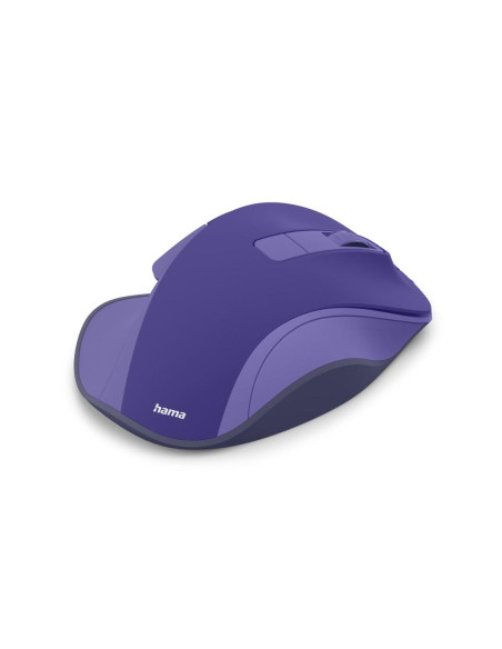 HAMA Безжична оптична мишка WM-500 Recharge, 6 бут.,800/1200/1600 dpi, безшумна, лилаво