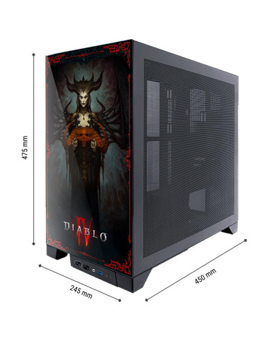 Кутия Diablo IV - Lilith PC Gaming Case Limited Edition ATX