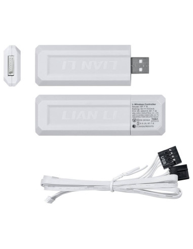 Вентилатори 3бр Lian Li UNI FAN SL-INF Wireless ARGB PWM - 120 mm Бели + Контролер
