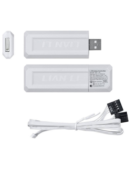 Вентилатори 3бр Lian Li UNI FAN SL-INF Wireless ARGB PWM - 120 mm Бели + Контролер