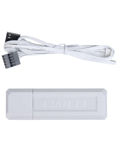 Вентилатори 3бр Lian Li UNI FAN CL Wireless ARGB PWM - 120 mm Бели + Контролер