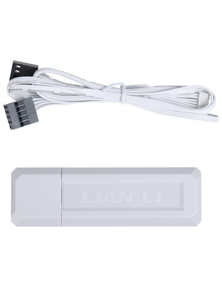 Вентилатори 3бр Lian Li UNI FAN CL Wireless ARGB PWM - 120 mm Бели + Контролер