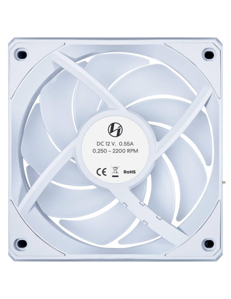 Вентилатор Lian Li UNI FAN CL Wireless ARGB PWM - 120 mm Бял
