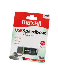 USB памет MAXELL Speedboat, 32GB USB 3.1 черна