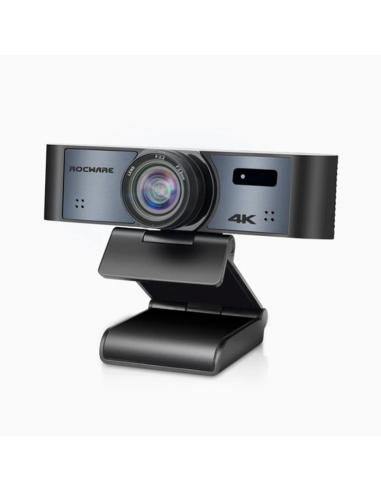 ROCWARE RC16 Уеб камера, 4K UHD, 110 градуса,8x зуум, USB-C