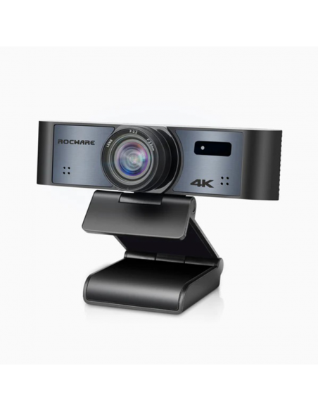 ROCWARE RC16 Уеб камера, 4K UHD, 110 градуса,8x зуум, USB-C