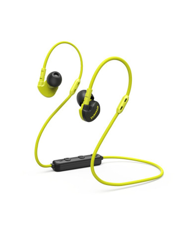 HAMA Блутут слушалки, спортни, -quot,Freedom Athletics III-quot,, с микрофон, жълто и черно