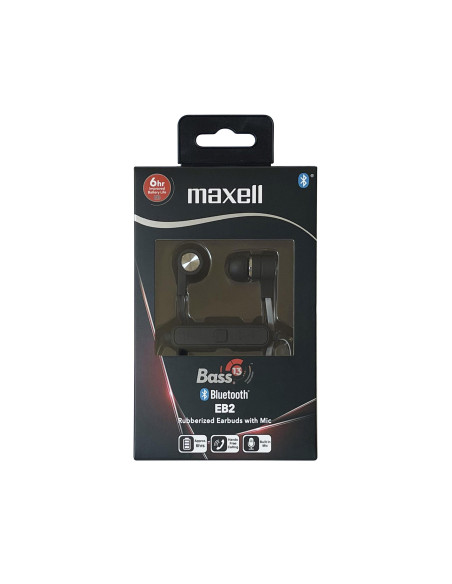 Слушалки с микрофон тапи блутут B13-EB2  BASS 13 черни MAXELL