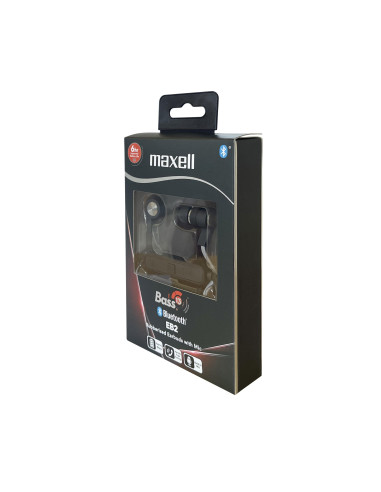 Слушалки с микрофон тапи блутут B13-EB2  BASS 13 черни MAXELL
