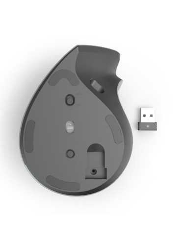 HAMA Безжична Ергономична вертикална мишка -quot,EMW-700-quot,, мулти-устройство, антрацит