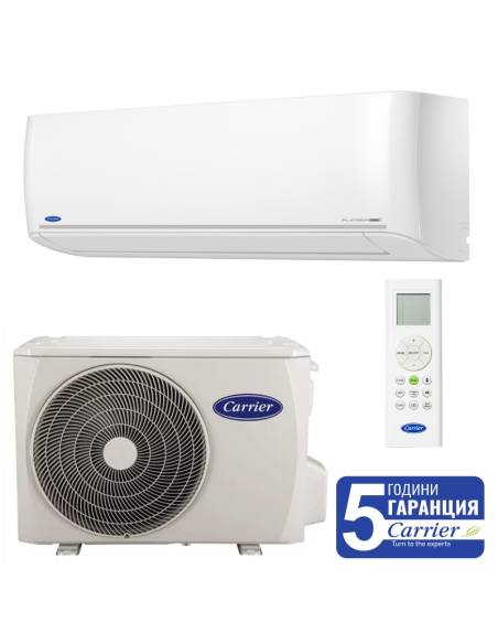 Инверторен климатик Carrier Platinum plus 2, 12000 BTU, Клас А+++