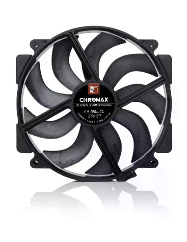 Вентилатор Noctua NF-A14x25r G2 PWM chromax.black, 140mm