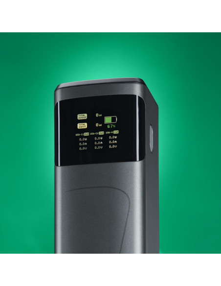 HAMA Външна батерия -bdquo,High Power-ldquo,, 200 W, 24000 mAh, 2x USB-C, USB-A, бързо зареждане