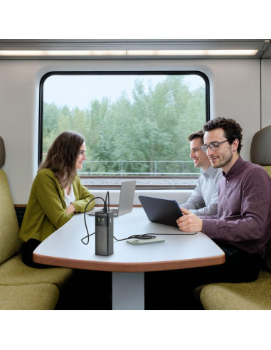 HAMA Външна батерия -bdquo,High Power-ldquo,, 200 W, 24000 mAh, 2x USB-C, USB-A, бързо зареждане