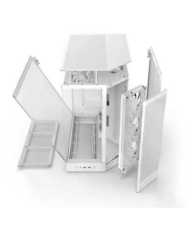 Кутия NZXT H9 Flow RGB Dual-Chamber - White