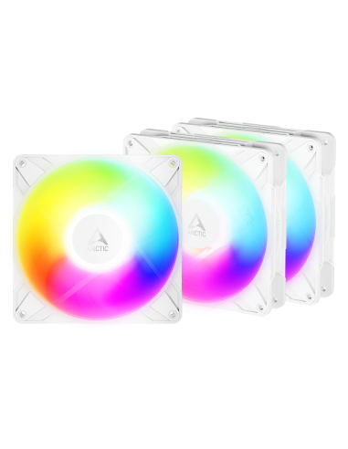 Комплект вентилатори 3-Pack ARCTIC P14 Pro Reverse A-RGB White 140mm PWM - ACFAN00328A