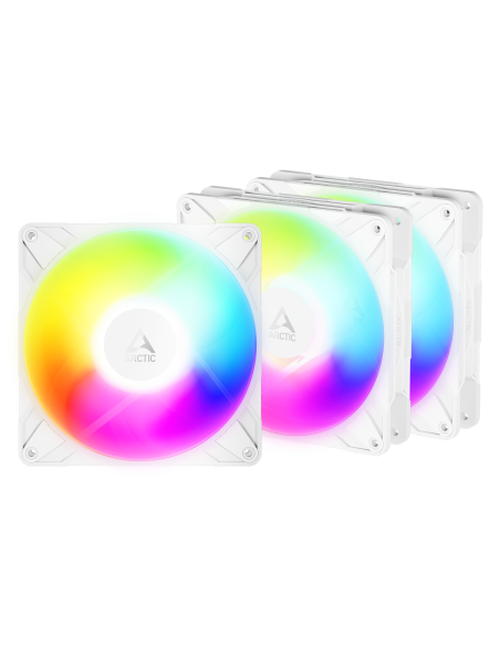 Комплект вентилатори 3-Pack ARCTIC P14 Pro Reverse A-RGB White 140mm PWM - ACFAN00328A