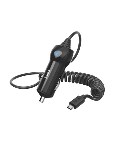 HAMA Зарядно за кола с Micro USB кабел, 6 W, 1,0 m, черно