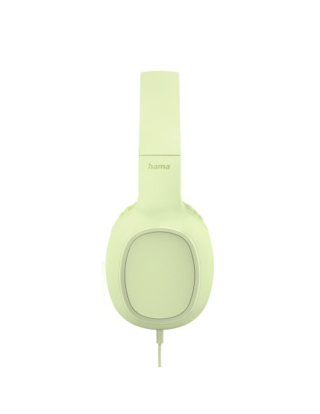 HAMA Слушалки с микрофон -quot,Fun C-quot,, USB-C, водач за кабел от едната страна, зелени