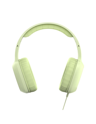 HAMA Слушалки с микрофон -quot,Fun C-quot,, USB-C, водач за кабел от едната страна, зелени