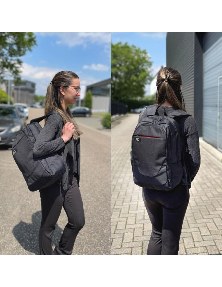 ACT Suburb раница за 15.6-quot, лаптоп от рециклирани пластмасови бутилки