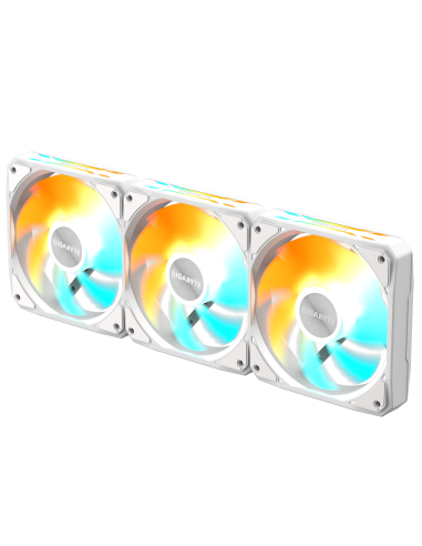 Комплект вентилатори 3-Pack GIGABYTE AORUS EZ CHAIN FAN 120 ICE, 120x120x25mm ARGB