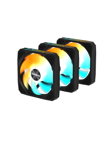 Комплект вентилатори 3-Pack GIGABYTE AORUS EZ CHAIN FAN 120, 120x120x25mm ARGB