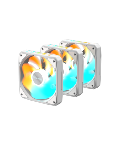 Комплект вентилатори 3-Pack GIGABYTE AORUS EZ CHAIN RVS FAN 120 ICE, 120x120x25mm ARGB