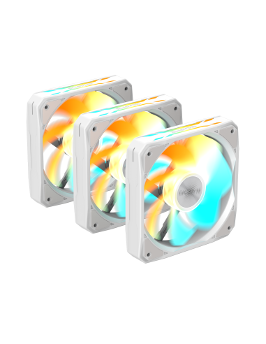 Комплект вентилатори 3-Pack GIGABYTE AORUS EZ CHAIN RVS FAN 120 ICE, 120x120x25mm ARGB