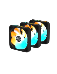 Комплект вентилатори 3-Pack GIGABYTE AORUS EZ CHAIN RVS FAN 120 - 120x120x25mm ARGB