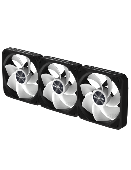 Комплект вентилатори 3-Pack GIGABYTE AORUS EZ CHAIN RVS FAN 120 - 120x120x25mm ARGB