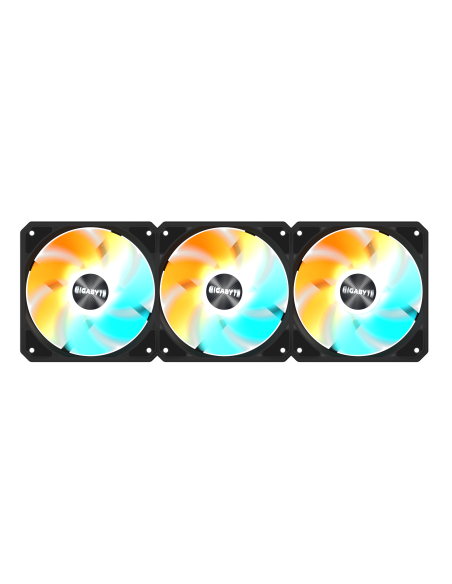 Комплект вентилатори 3-Pack GIGABYTE AORUS EZ CHAIN RVS FAN 120 - 120x120x25mm ARGB