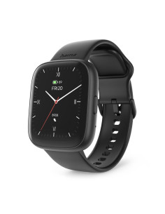 HAMA Смарт часовник -quot,4000-quot,, функция за разговори, анализ на съня, водоустойчив, 46 мм, черен