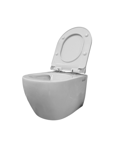 Висяща тоалетна Fluenta Turbo с капак