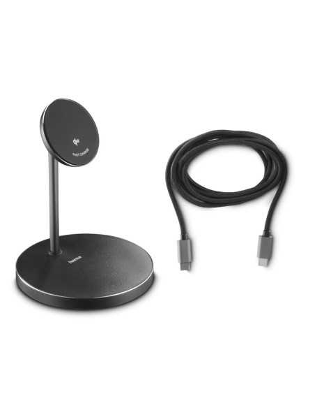 HAMA Безжична зарядна станция Qi2, 15W, черно
