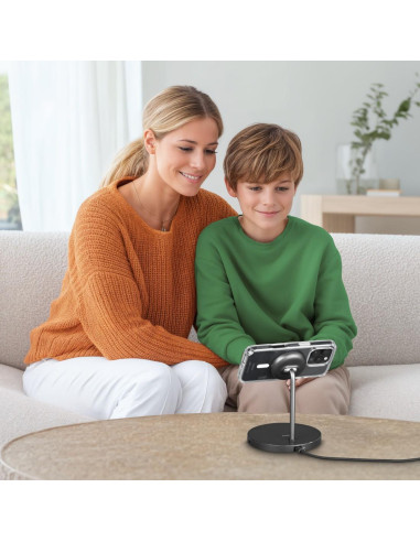 HAMA Безжична зарядна станция Qi2, 15W, черно