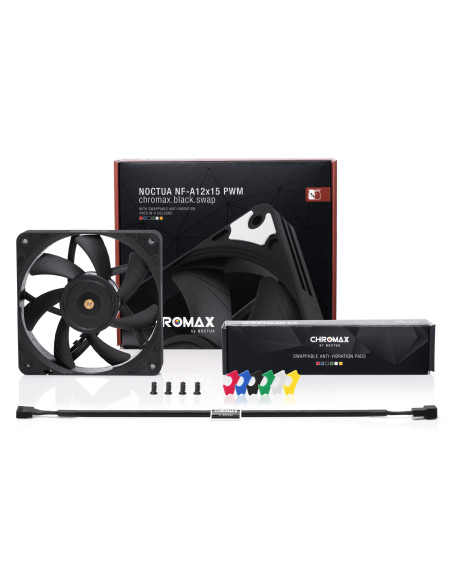 Вентилатор Noctua 120mm NF-A12x25-PWM chromax black swap